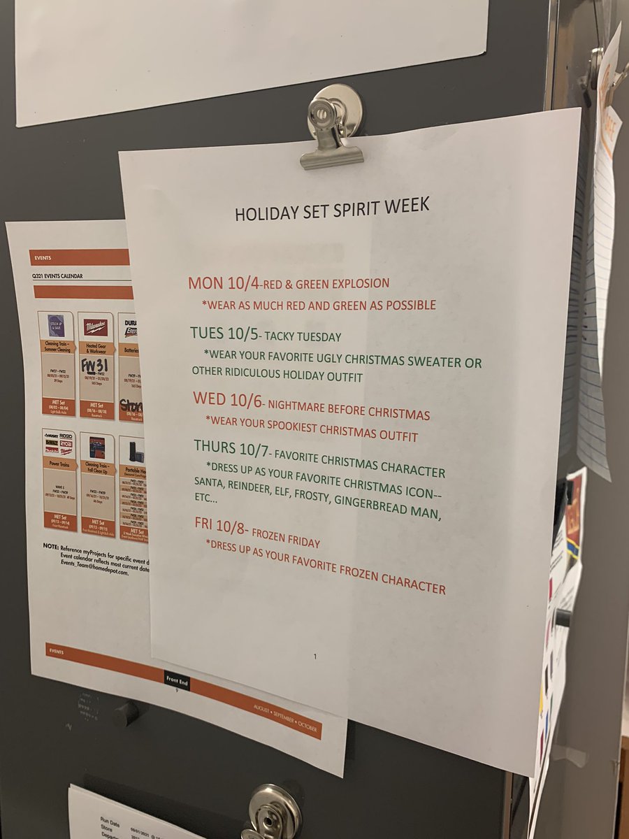 2012 MET is ready to bring some Christmas spirit to the Deco Holiday set next week! Who is ready to see some crazy/fun pictures next week?! #spiritweek <a href="/1jsearcy/">Jeff Searcy</a>