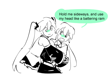 with mikuchan 