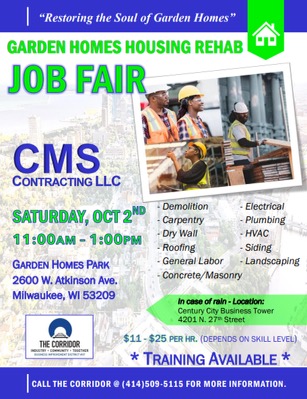 Garden Homes Housing Rehab Job Fair is TOMORROW.

city.milwaukee.gov/ImageLibrary/G…