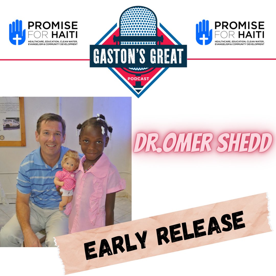 EPISODE 19 MONDAY! 🎧
Dr. Omer Shedd of @promiseforhaiti joined us in the studio to talk about some life-changing initiatives happening with their organization. In honor of the upcoming Charity Golf Event on October 7th, we are thrilled to release this episode early! Stay tuned!