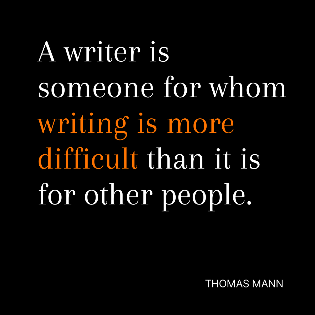MarginaliaTalks's tweet image. Great authors make writing look effortless, but the truth is that, as Thomas Mann puts it, writers are simply people who toss and turn over the act of putting pen to paper in a way that others don't. What do you think? Is writing 'easy' when you're gifted?
.
.
.
#amwriting #write