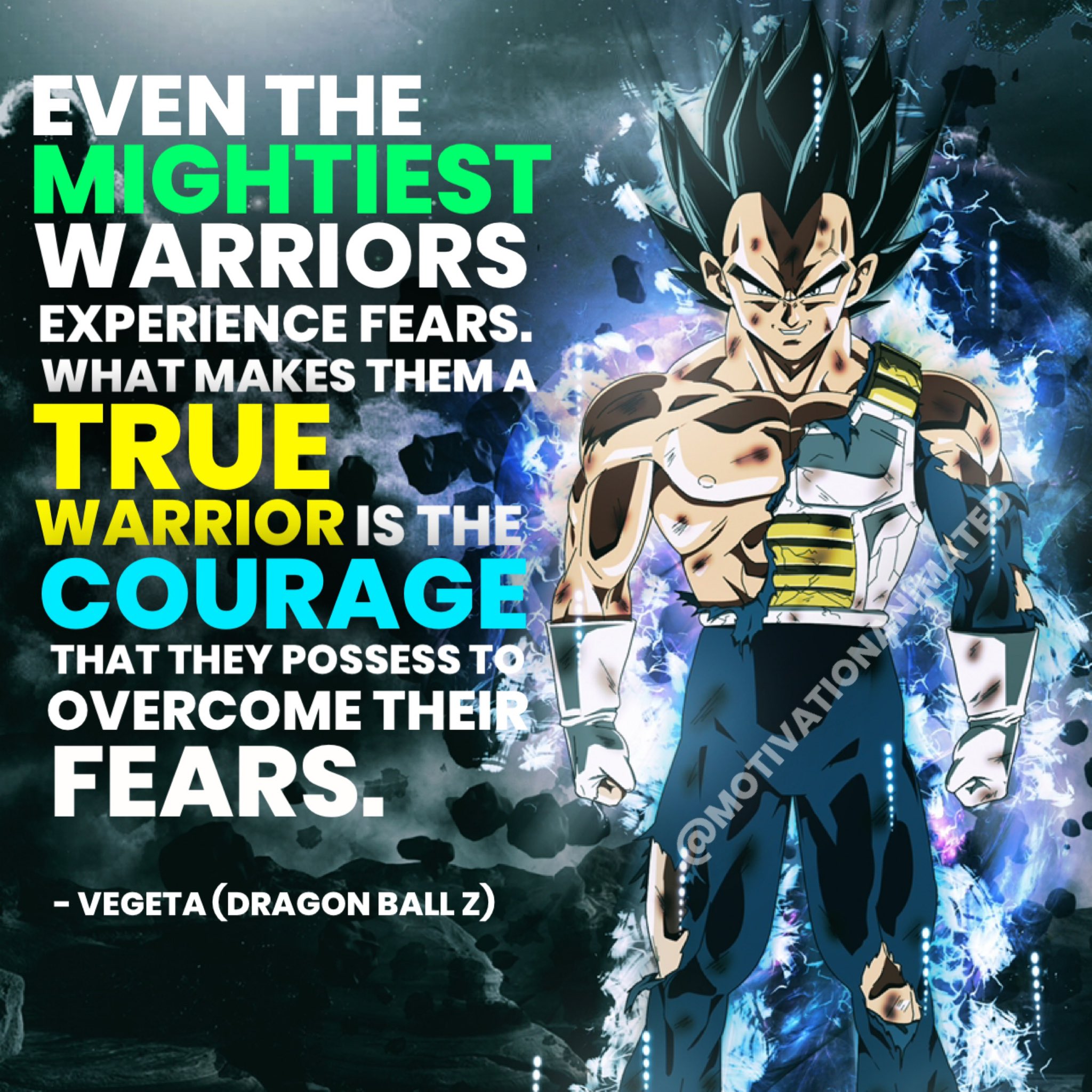 Download Vegetas Intense Gaze and Powerful Quote Wallpaper  Wallpapers com