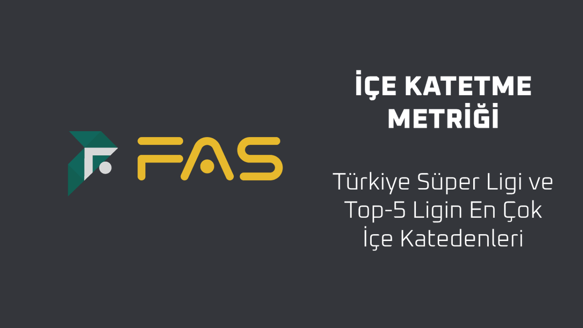💥İçe Katetme Metriği

"...Çizgide ilerlemek ya da içe katetmek. İşte bütün mesele bu, mu?

Bir kanat oyuncusu için artık değil gibi duruyor. Çünkü futbolun evrimsel süreci klasik çizgi kanatlara karşı..." 

FAS Veri Analitik şefimiz <a href="/unarsezer/">Sezer Unar</a> yazdı 🔗 fasanalytics.com/ice-katetme-me…