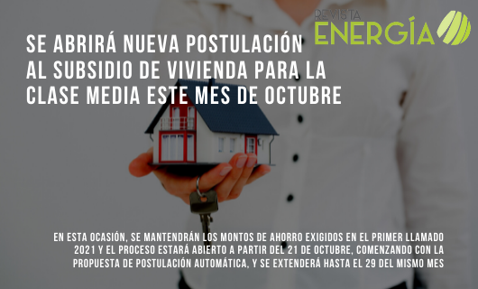 RevEnergia's tweet photo. Se abrirá nueva postulación al subsidio de vivienda para la Clase Media este mes de octubre
https://t.co/CAuj5adZaU
#Santiago #Chile #ministro #ViviendayUrbanismo #postulación #Subsidio #SectoresMedios #DS1 #familias #vivienda #zonasurbanas #zonaasrurales #beneficio #hipotec... https://t.co/KwbpxMgujR