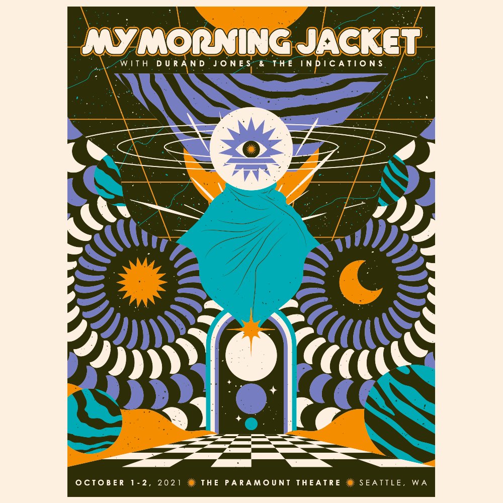 my morning jacket on Twitter "Here’s the poster for this weekend’s
