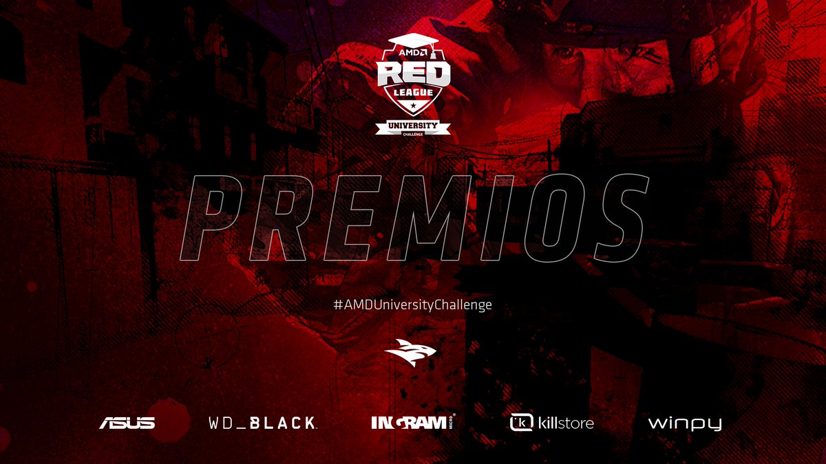 ¡Imperdibles premios en la #AMDUniversityChallenge de #CSGO!  🔥

◾ Premios:
🥇1er Puesto: Una Notebook para cada titular.
🥈2do Puesto: Una beca universitaria para cada titular.

Inscríbe a tu equipo en 📎 amdredleague.com/universitychal…

#AMDUC #JugamosFuerte #AMDRedLeague