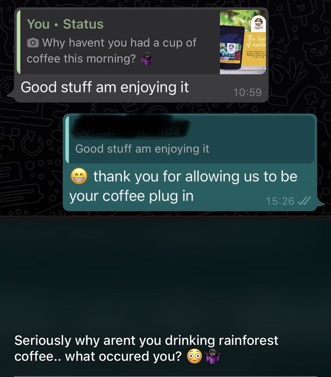 We  <a href="/RainForestCffee/">Rain Forest Coffee</a>  appreciate you,  each and every one of our customers . You matter to us, your feedback matters and we appreciate you. 

Thank you 
#HappyNewMonth  #InternationalCoffeeDay2021