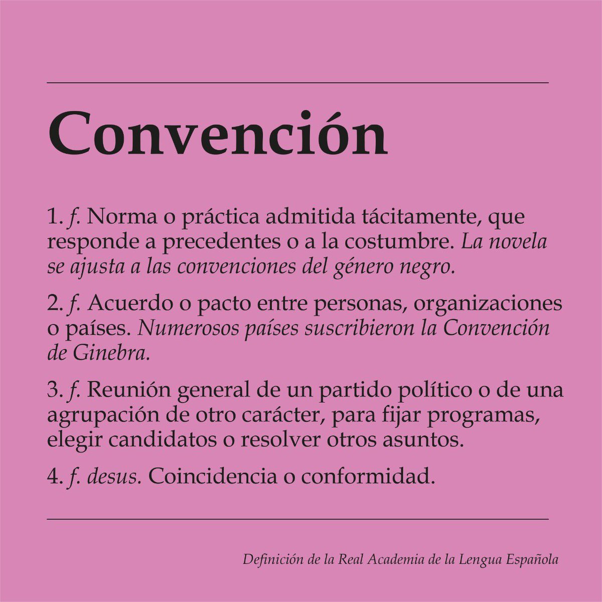 ClConstituyente's tweet photo. Hablamos todos los días de la Convención Constitucional o Constituyente que se encargará de redactar la Nueva Carta Magna 📖 para Chile, ¿pero qué es lo que realmente significa esta palabra? Acá les dejamos algunas de las definiciones que nos entrega la RAE 👆🏻 https://t.co/Rqh8ABbMZf