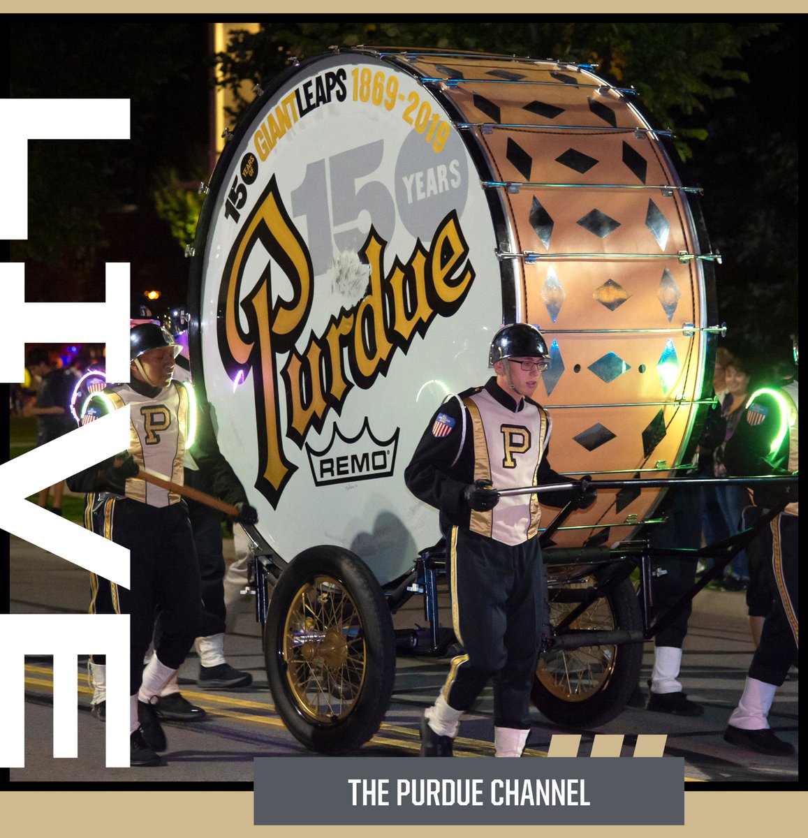 LambSchool's tweet photo. Tune in to The Purdue Channel tonight at 8 p.m. to see a LIVE BROADCAST of the @lifeatpurdue Homecoming Parade produced and presented by students in our Broadcast Performance class! https://t.co/kqsLXZkkpZ https://t.co/OjvyTRrFv8