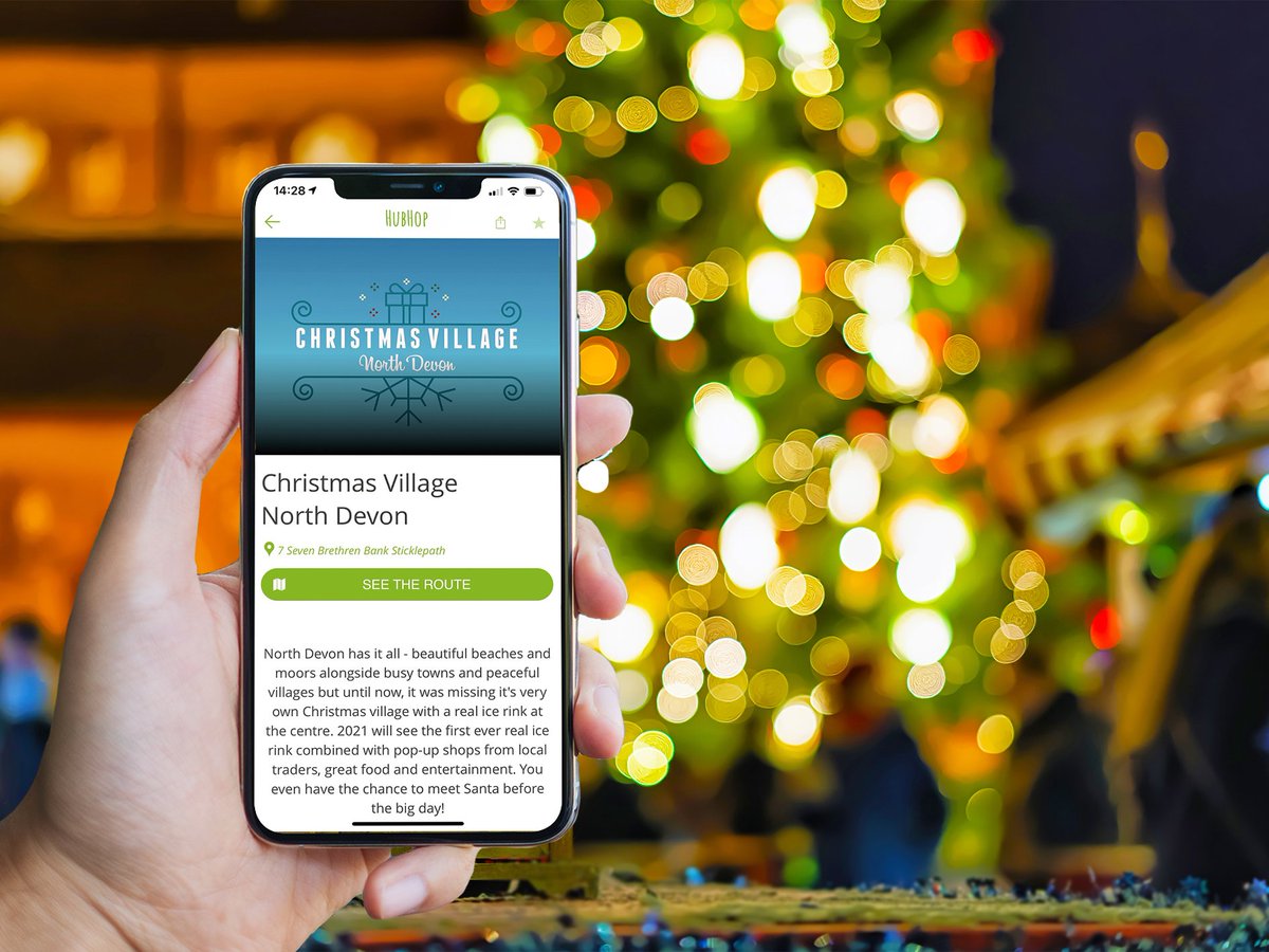HubHopApp's tweet photo. With just 85 days until Christmas, we couldn't think of a better time to announce that you can now find Christmas Village North Devon on HubHop! 🎄

With a real ice skating rink, combined with pop-up shops from local traders, great food, entertainment &amp; the chance to meet Santa🎅 https://t.co/yefmHcqXLr