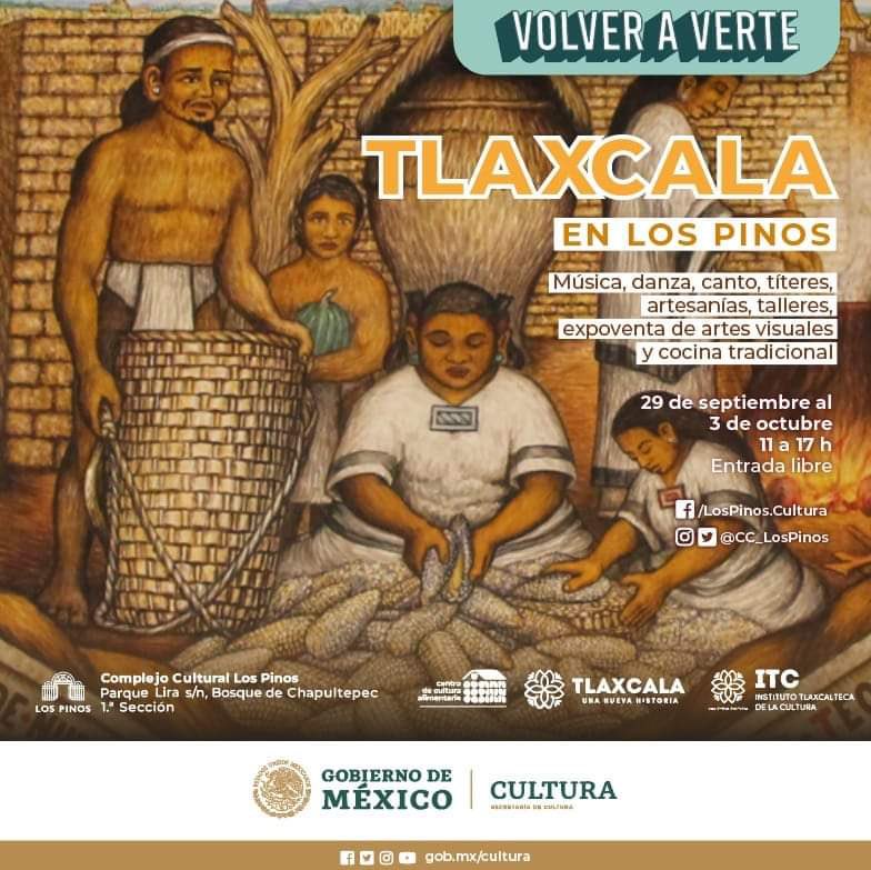 No se pueden perder esta expoventa de productos tlaxcaltecas en <a href="/CC_LosPinos/">Complejo Cultural Los Pinos</a> Hay cosas maravillosas, comida, música y más.