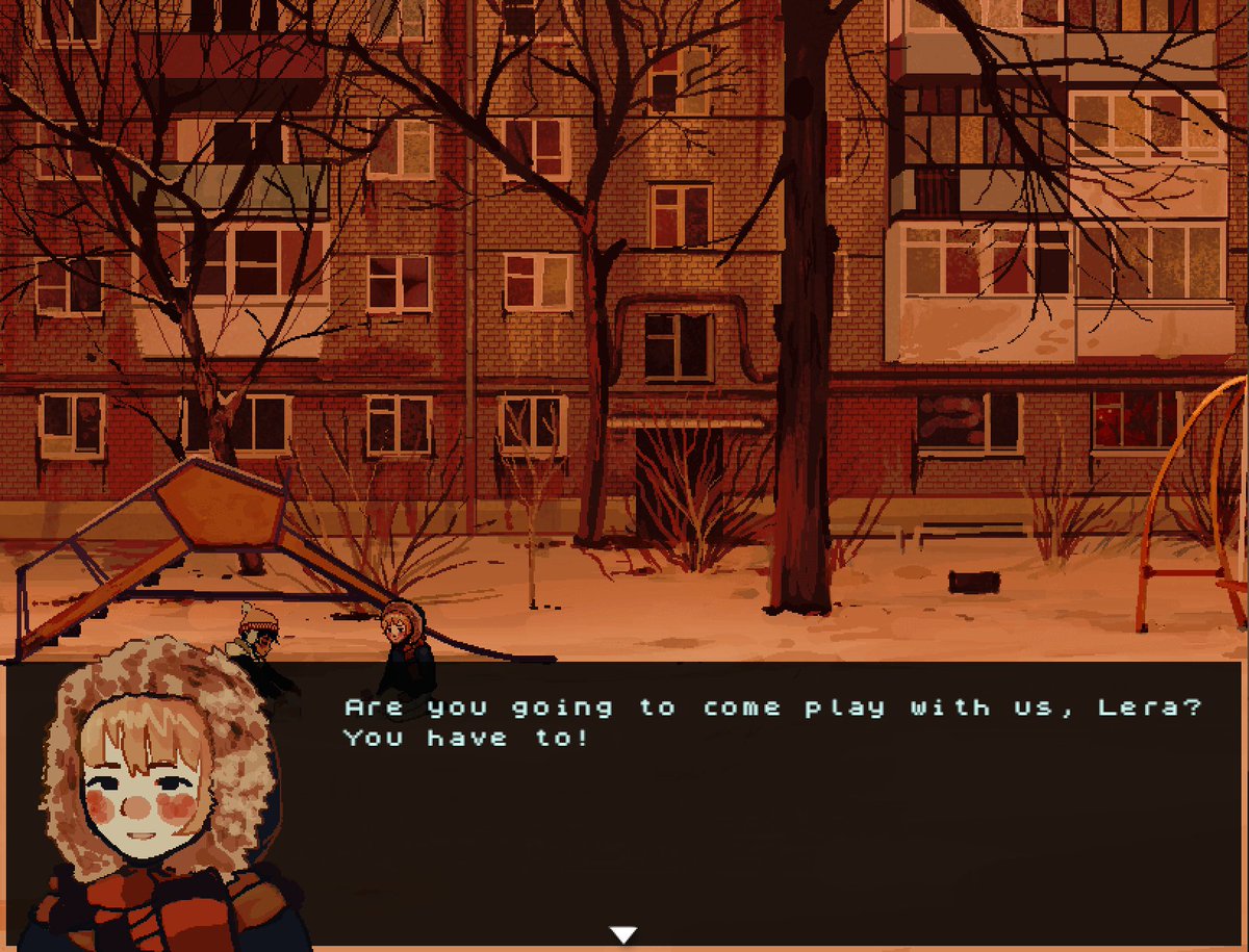 0waxwing's tweet image. i made an rpg maker horror game about exploring an abandoned apartment building. it's short, free, and playable in browser, though it may be a bit slow
(download link in thread)