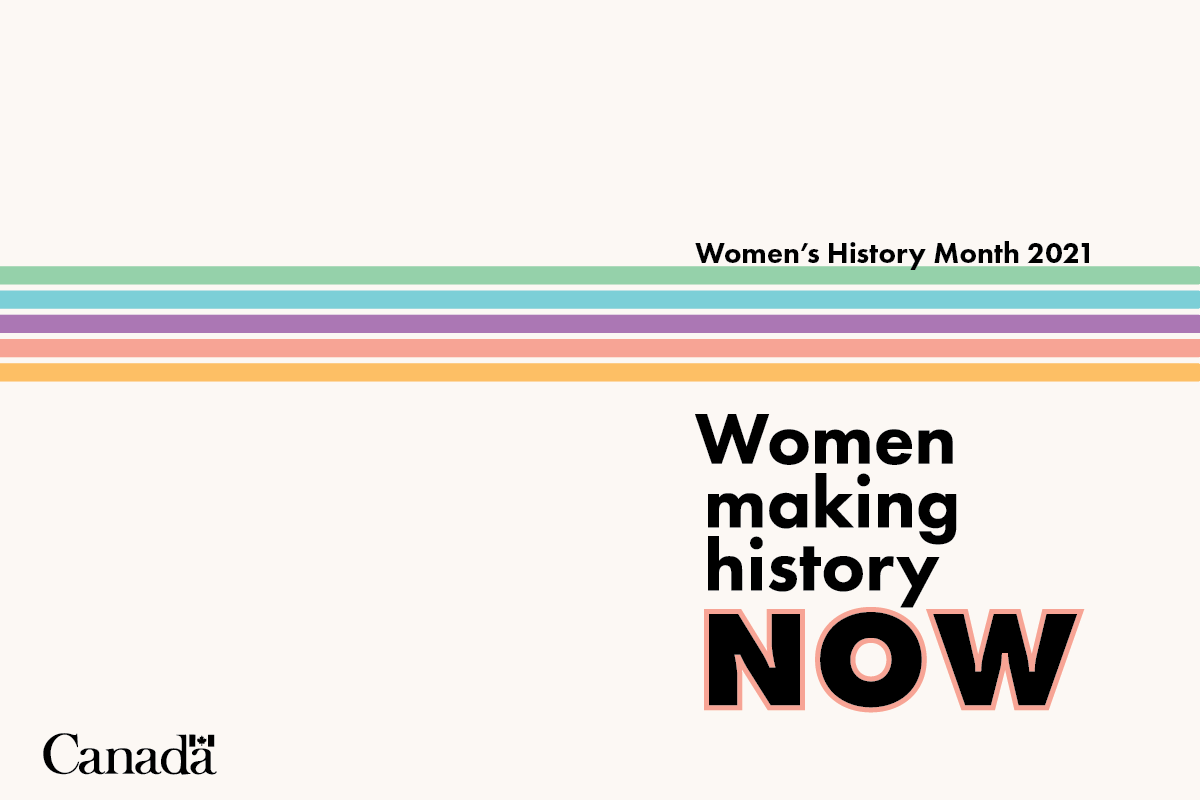 October is #WomensHistoryMonth. A time to celebrate the women and girls from our past, and our present, who are contributing to a better, more inclusive Canada. "Women Making History Now", recognizes the amazing women who are making a lasting impact in our country. 🇨🇦
