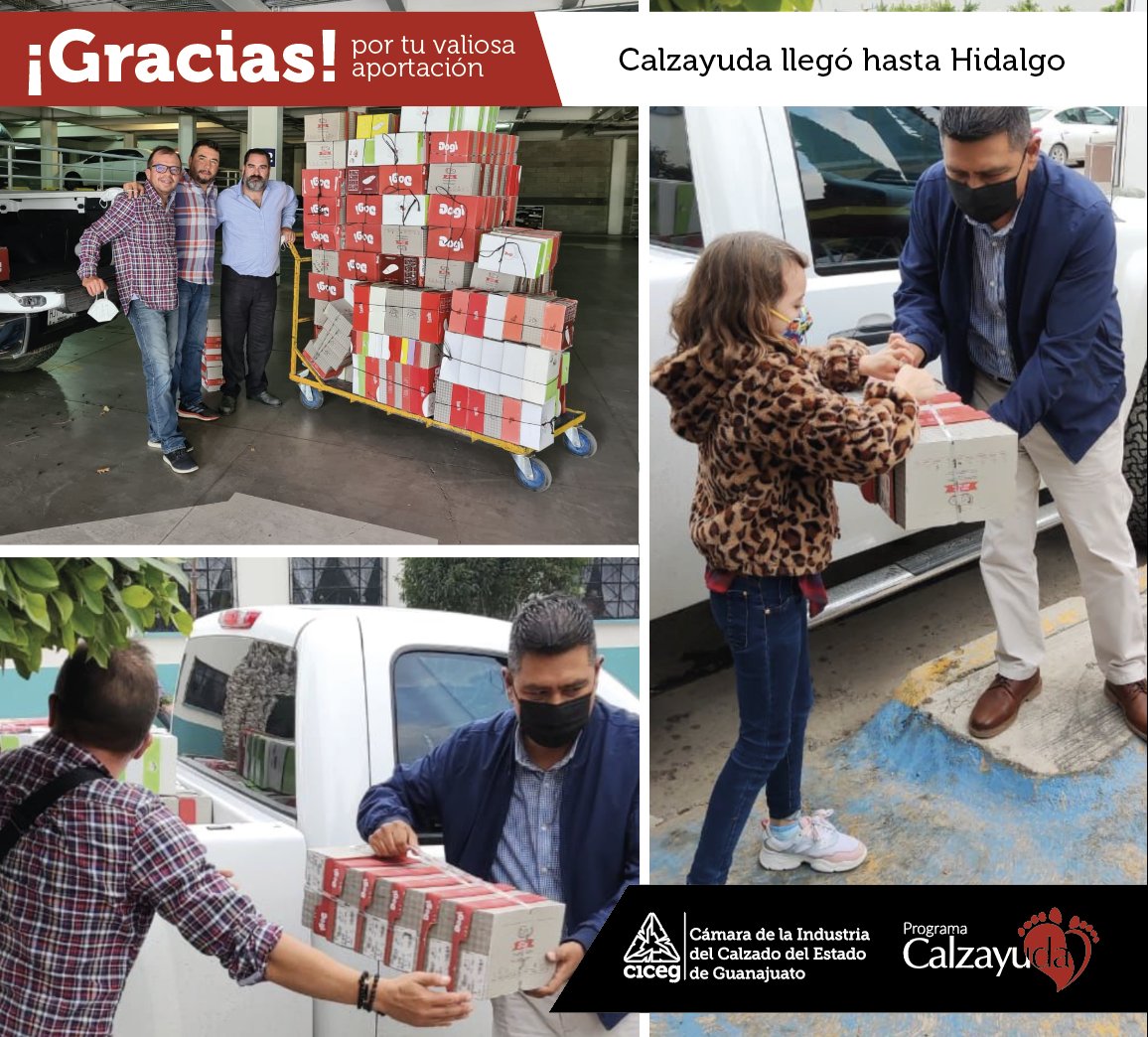 cicegGTO's tweet photo. Damos #gracias 🙏 a cada una de las personas que se han sumado a esta noble causa, #Calzayuda 🥿👞👟 llegó hasta Hidalgo con el donativo de 300 pares para el Municipio y entregará a damnificados por las lluvias. 🙌🏼 🚛🚛🚛
@CEVEMCapacita @ProspectaCICEG https://t.co/lYXYR0CXYs
