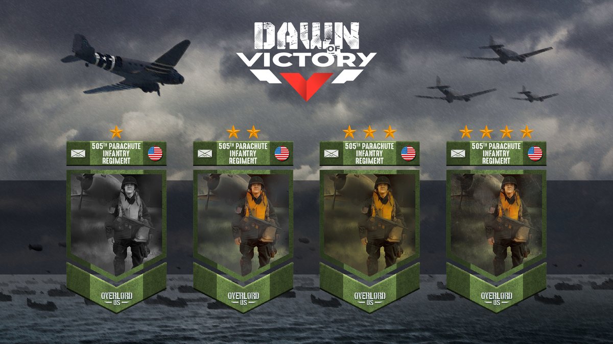 DOVNFT's tweet photo. The 502nd Parachute Infantry Regiment dropped the night of D-Day in the Ste. Mère-l'Eglise area. In Dawn of Victory, it's an uncommun #NFT playing cards.
#PlaytoEarn
#NFTs
$WaxP

Join the discord #NFTGiveaways

Website : https://t.co/X1PxRDFEHp 
Discord : https://t.co/lZ9DXYuXkB https://t.co/WkxcbCbQ1H
