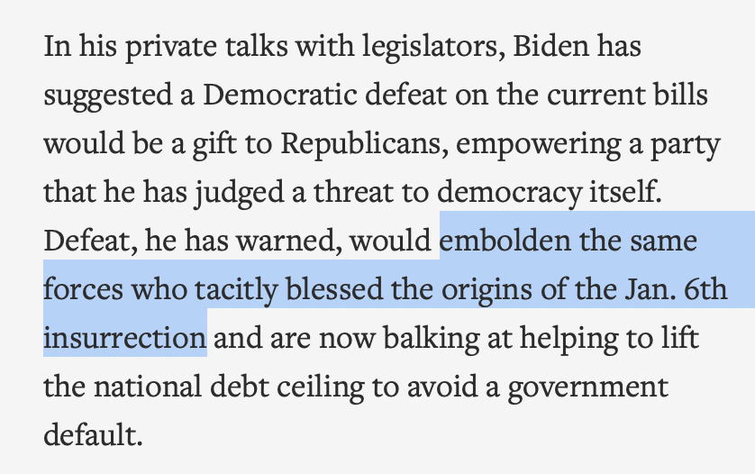 charliespiering's tweet photo. Joe Biden’s new argument: Vote for my bill or January 6th 

https://t.co/855LAULYvq https://t.co/a1azLmCdGD