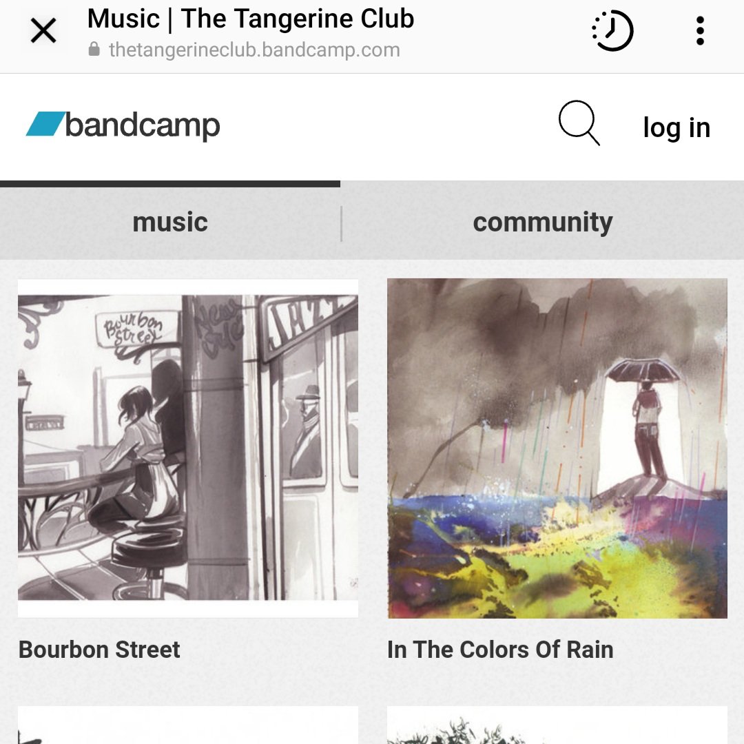 It's #BandcampFriday 💜 What a lovely day to listen with EARLY ACCESS to our two new originals (that will be officially released everywhere TOMORROW - Saturday, Oct 2nd). 'Bourbon Street' and 'In The Colors of Rain' are now available to purchase at thetangerineclub.bandcamp.com