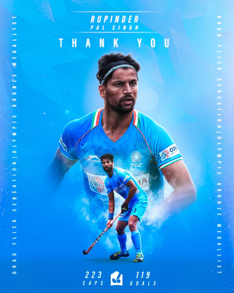 ClubhouseHockey's tweet photo. 🇮🇳 Yesterday @rupinderbob3 announced he is retiring from @TheHockeyIndia.
We can only be honored for all his years of experience, his bronze medal, and his amazing dragflicks! Thanks for everything!
#clubhousehockey #hockey #hockeyindia #india #indiafieldhockey #dragflicker https://t.co/oAeazou3sq