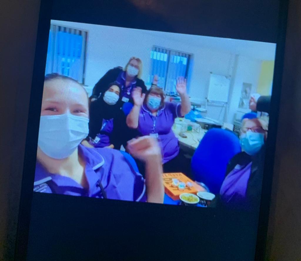 <a href="/LPTDianaservice/">Diana service</a> team celebrations on the L shift.     #LPTCovidHeros