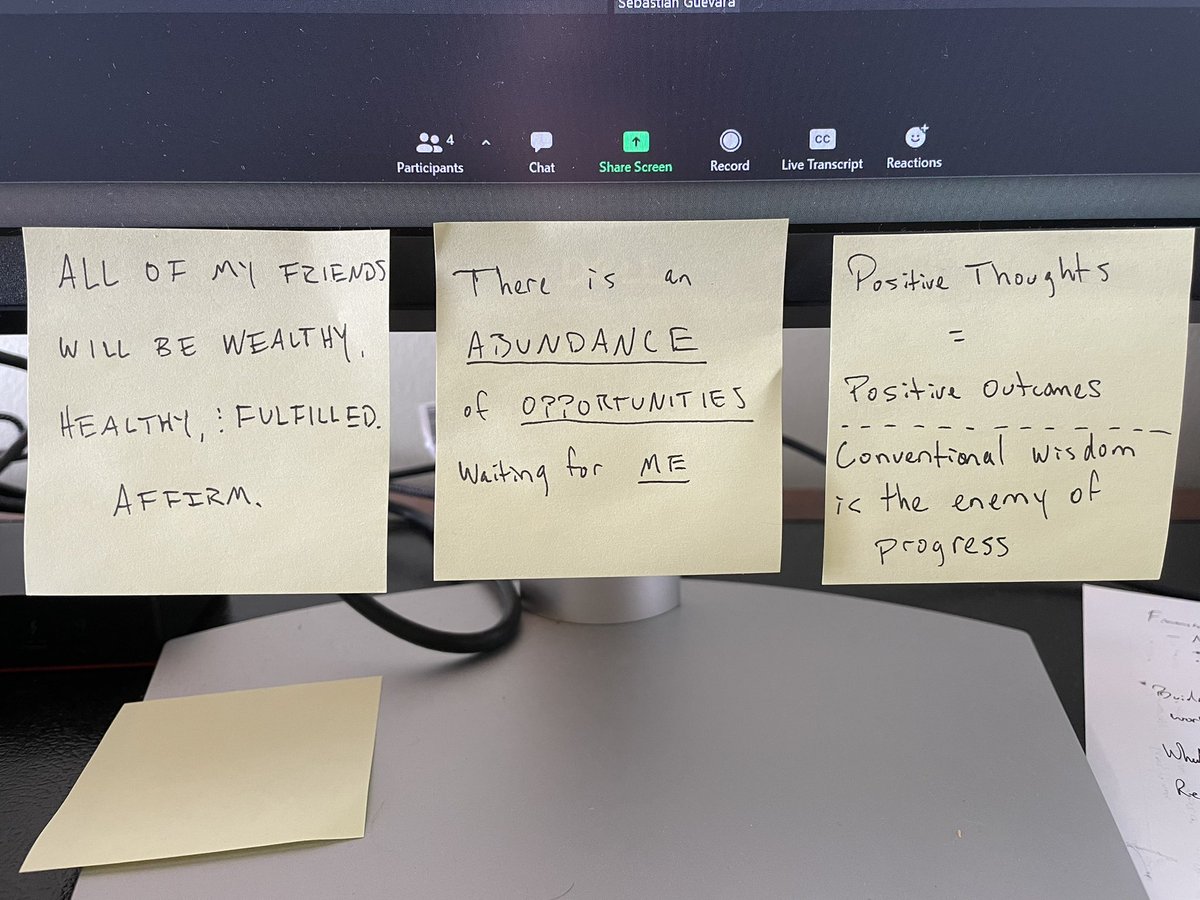 Put reminders everywhere, program yourself