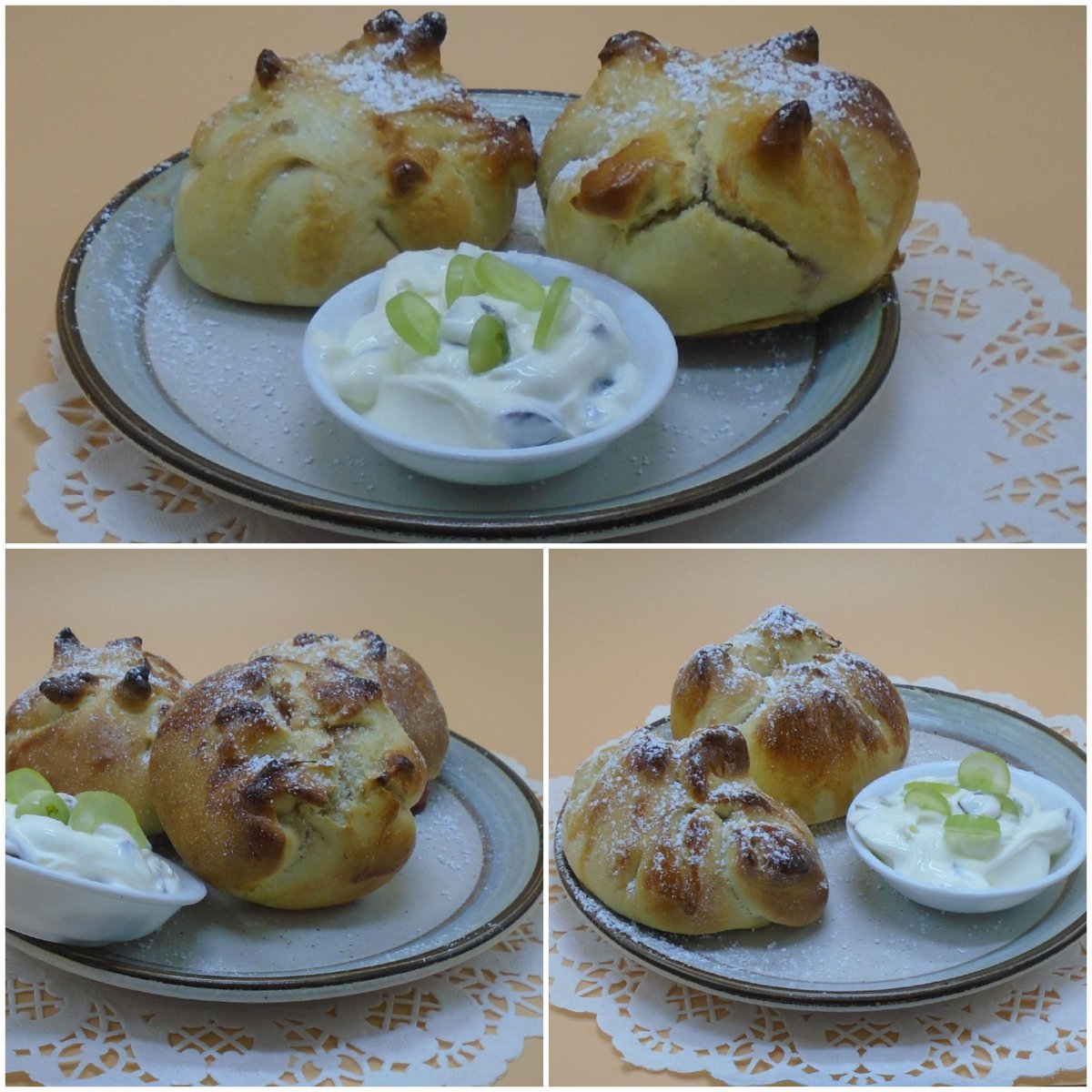 G4Food's tweet photo. All that work created homemade sweet buns @ChallneyBoys @ChallneyDesign https://t.co/XzYK9XBQNT
