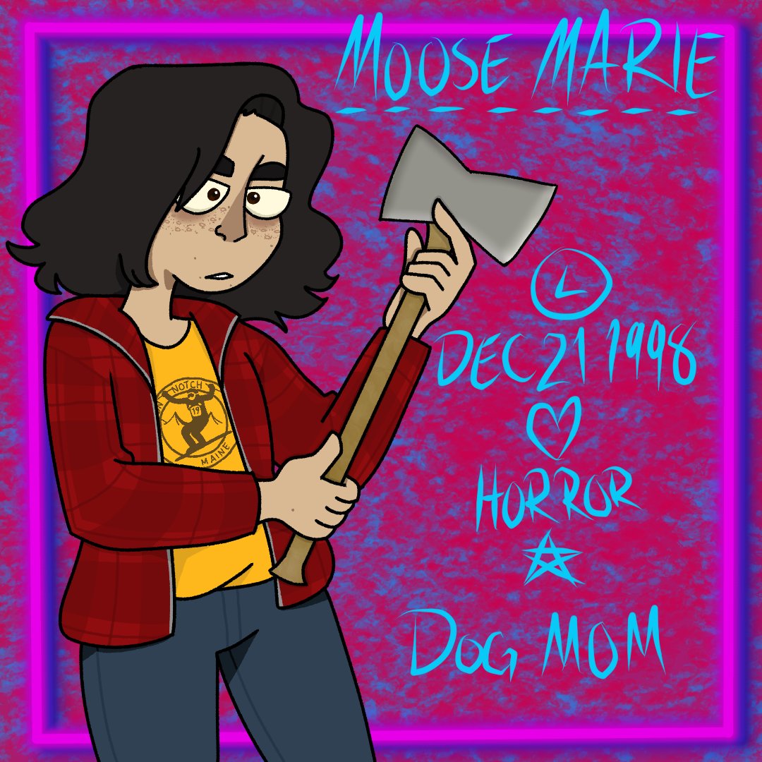 MooseMarieART's tweet photo. Schpookay

#art #digitalart #drawing #artistsontwitter

Watch Fear Street and also follow my main @MooseMaries where I don't shut up about idk wrestling probably. Or follow my horror twt @SnorkyShuffle which IS a horror reference I will not be told otherwise bye happy October. https://t.co/uwg9c9e3c1