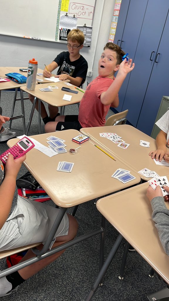 Students playing MAD 22 to determine Mean Absolute Deviation (MAD)
#mathisfun #mepoclassroom