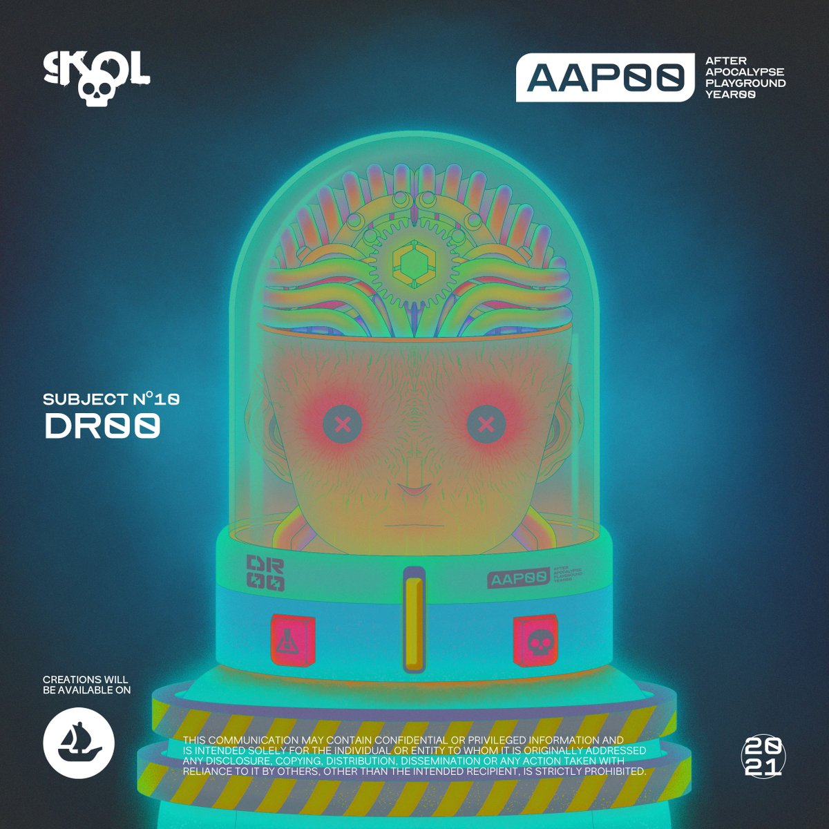 🔥Fresh Drop🔥 on <a href="/opensea/">OpenSea</a> 

Subject No.10: DR00 
1/1 (Open for Bid) 
from [After Apocalypse Playground Year 00]

opensea.io/assets/0x495f9…

#NFTart #SK00L #AAP00