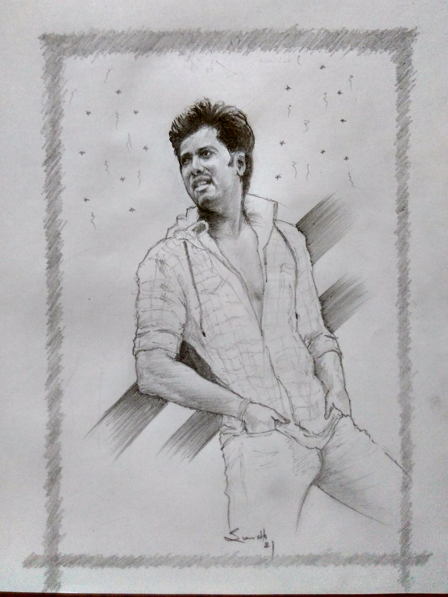 sumedh_c's tweet photo. Practice sketch 
@Riteishd @geneliad https://t.co/G6dJmdX5zl