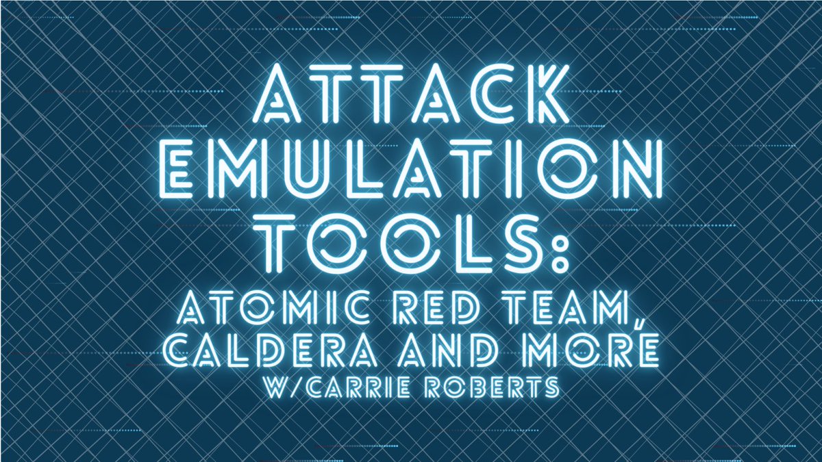 Carrie Roberts (@oroneequalsone) on Twitter photo 16 hour massively hands-on class on Attack Emulation tools including <a href="/redcanary/">Red Canary, a Zscaler company</a>'s Atomic Red Team, #preludeoperator, Vectr, <a href="/MITREattack/">ATT&CK</a>, CALDERA and more. October 19-22, $495 dev.antisyphontraining.com/attack-emulati… <a href="/WWHackinFest/">Wild West Hackin' Fest</a> 16 hour massively hands-on class on Attack Emulation tools including <a href="/redcanary/">Red Canary, a Zscaler company</a>'s Atomic Red Team, #preludeoperator, Vectr, <a href="/MITREattack/">ATT&CK</a>, CALDERA and more. October 19-22, $495 dev.antisyphontraining.com/attack-emulati… <a href="/WWHackinFest/">Wild West Hackin' Fest</a>