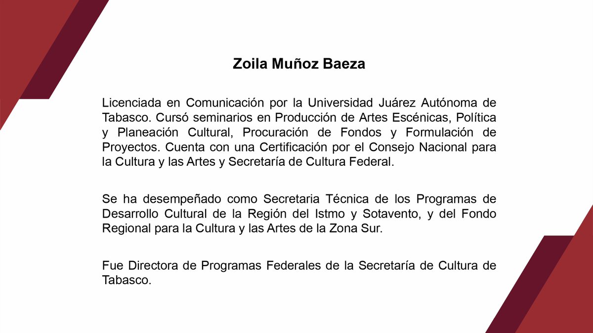 #CentroTabasco
YOLANDA OSUNA HUERTA Y SU GABINETE

¿Sabes quién es Zoila Muñoz Baeza, Autoridad Municipal de Mejora Regulatoria?

@YolandaOsunaH