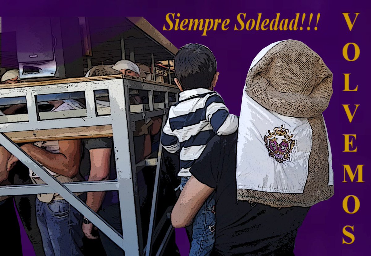 Oído Costalero!! Que tus pies vuelven a rachear, que se sientan tus pasos, que se vea tu caminar. Volvemos este fin de semana con más ilusión que nunca de estar contigo Soledad. #RosariodelaAurora #siempresoledad💜