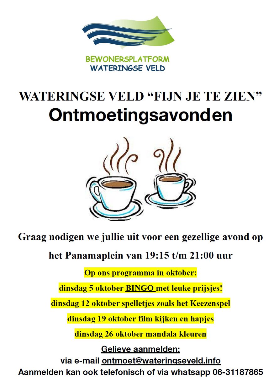 Zin om dinsdag Bingo te spelen?