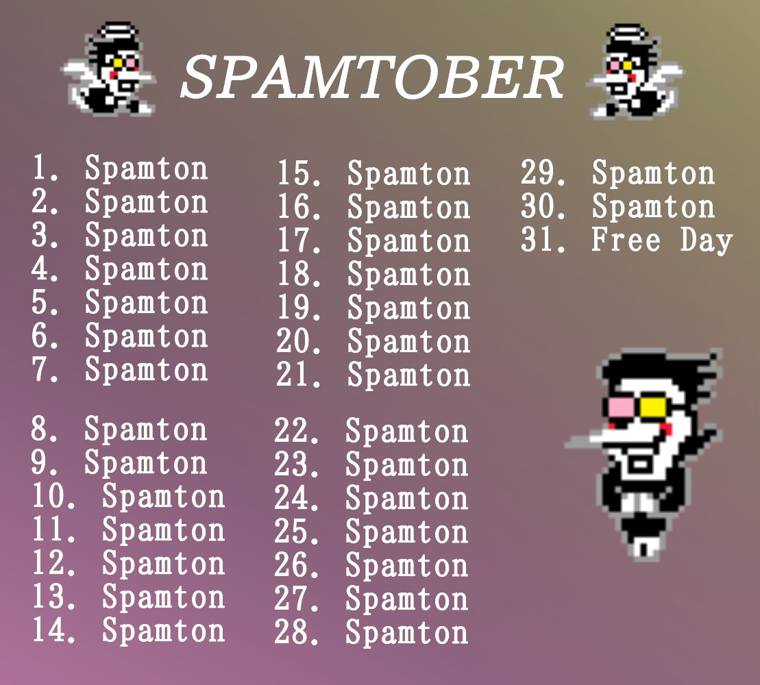 superbellsubs's tweet photo. new october art challenge for deltarune artists <3 hope you guys like it
#spamton https://t.co/So3rrr2r7Q