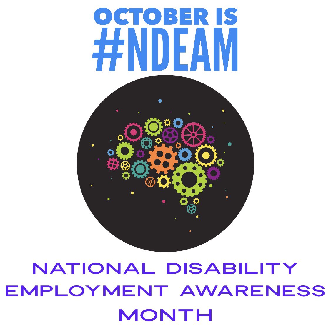 DistinctAbility's tweet photo. It’s here ! October is National Disability Employment Awareness Month #NDEAM #ThisAbilityWorks https://t.co/9RkZOijNaJ