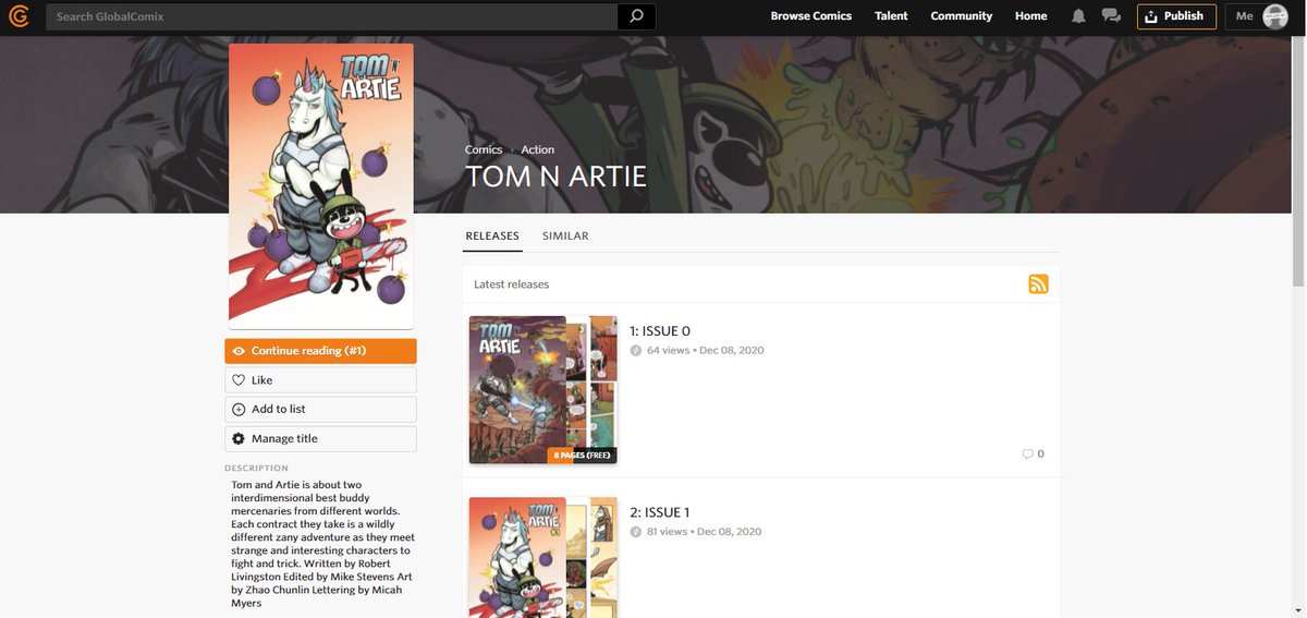 ArtieTom's tweet photo. Tired of Tapas/Webtoons compressing our pages? Then I got a treat for you! Check out Tom N Artie on @globalcomix in it's full HQ glory! 

https://t.co/mGpbBjyYVf 

Free to read and update to date! Enjoy! 
#Comics #webcomic #indie #anthro https://t.co/vdljGkjTvI
