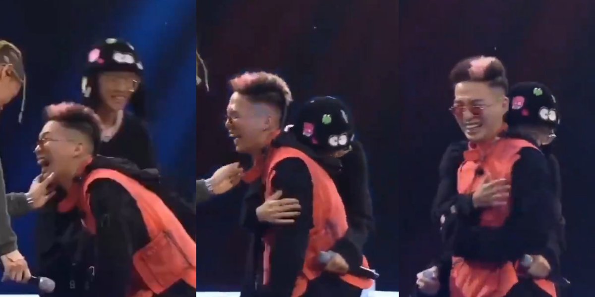 mysolacesdh's tweet photo. "and to my beloved Woodie hyung whom i relied the most when SMTM 2nd Round, take care and i love you (cheesy)~" - donghyun 😭💖

my fav duo and now, im so sad ... https://t.co/Ib4ZJJjpBW