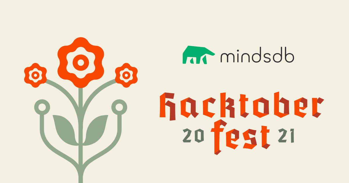 "Open source is changing the world – one contribution at a time."
Join <a href="/MindsDB/">MindsDB</a> at <a href="/Hacktoberfest/">Hacktoberfest</a>!  
Visit our repo
github.com/mindsdb/mindsdb