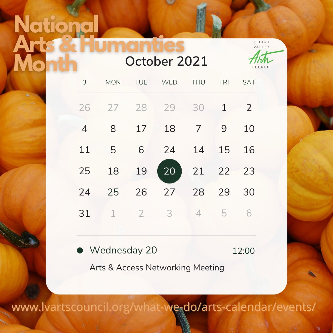 What better way to celebrate #NAHM than to get out or go virtual with local arts organizations? Find out what's happening with our Online Arts Calendar!
lvartscouncil.org/what-we-do/art…