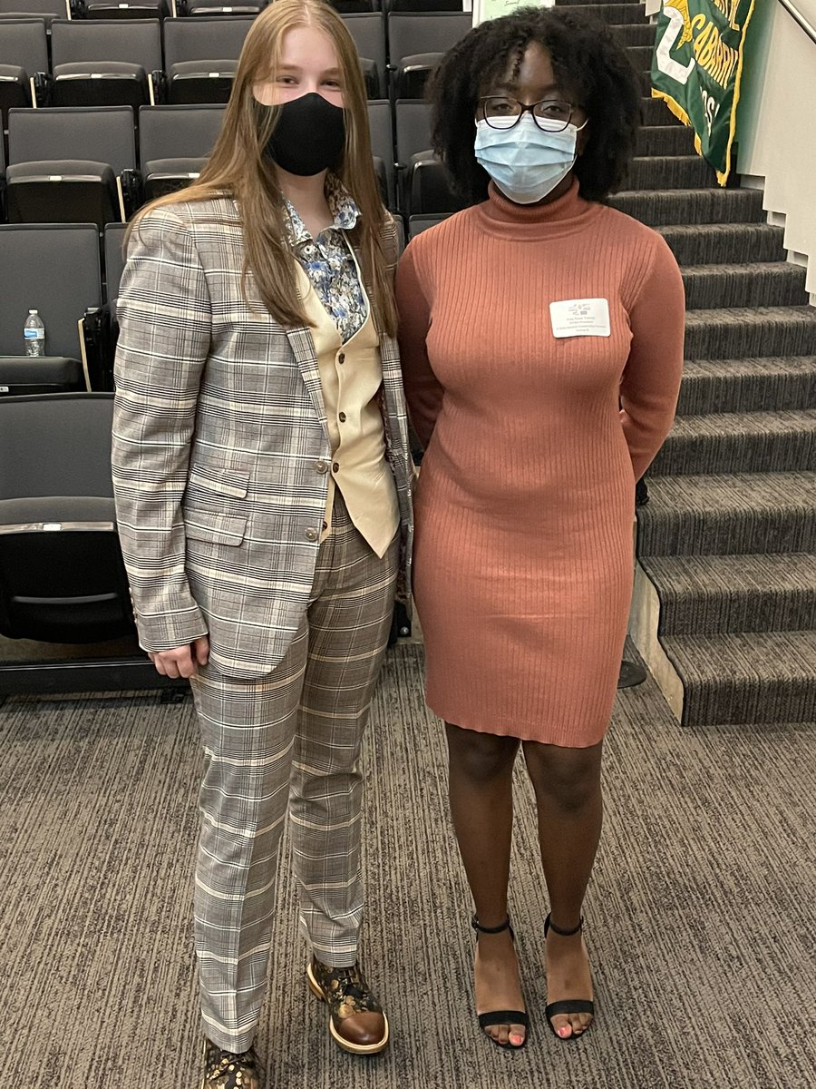CCHS_CTE's tweet photo. Our @NTHS1 President Vida Takor Takang and Vice President Olivia Taylor worked behind the scenes to bring the student leaders together for this monumental moment!  #Modelingtheway #StudentEmpowerment @CteWbl @rlparker913 @CTEforNC https://t.co/IwpGYvPUSh