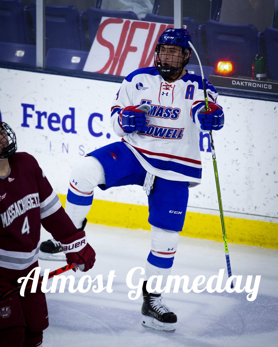 RiverHawkHockey's tweet photo. It’s (finally) almost gameday 😎🤝

#UnitedInBlue | #HockeyEast https://t.co/hoEHXCh8fd