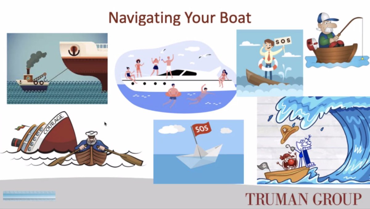 Learning to navigate my boat. Thanks Lisa Hekel and @TriAssociation for this conference! #TriConf21