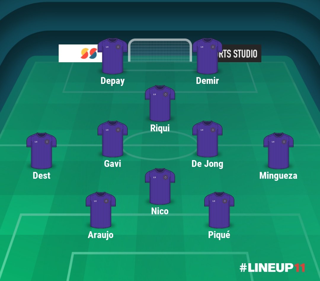 PrimeMaestr0's tweet photo. 🛑📋 | تشكيلتي لمباراة الغد ضد الأتلتي .

أعلم أنها لن تعجب البعض ، لكن هذا ما أراه حالياً حسب المتوفر ...

الكل يخلي رأيه ، نقاط اختلافه أو تحسينات أخرى في التعليقات ⤵️🔥

#AtletiBarca #LaLiga

#FCBOMORT ∞ https://t.co/3QHf3BREZN