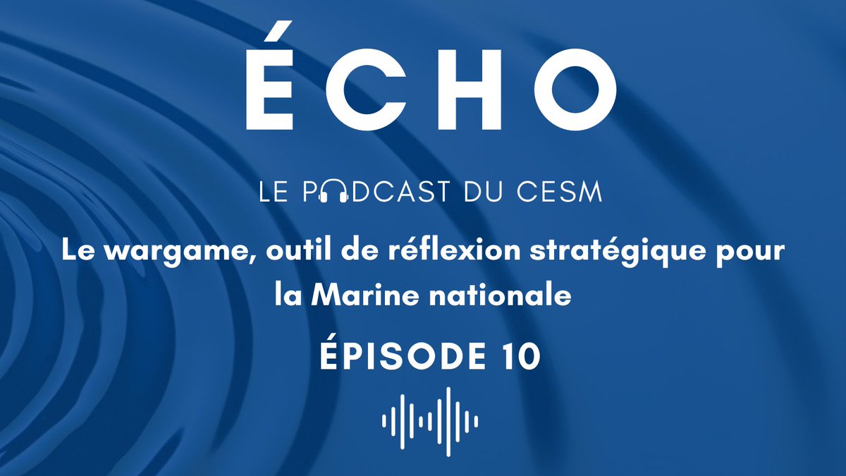 [#Podcast🎙]
📢🚨L'épisode "Le #wargame, outil de #réflexion #stratégique pour la <a href="/MarineNationale/">Marine nationale</a>" est désormais disponible sur les ondes !

▶️ Rencontre avec Pierre Razoux, directeur de recherche à <a href="/InstitutFMES/">Institut FMES</a> et expert en #wargaming

🎧À écouter ici👉 lnkd.in/giRx3ae