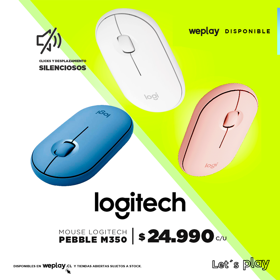 weplaystore_cl's tweet photo. Convierte cualquier entorno en un espacio minimalista, moderno y silencioso con #Logitech #PebbleM350: el ratón portátil que se adapta a tu estilo de vida y va contigo a donde tengas que ir 😍 Disponible en web ➡https://t.co/YepOhsMGe8 ⬅ y en tiendas abiertas #WeplayStore https://t.co/QABNdYWhec