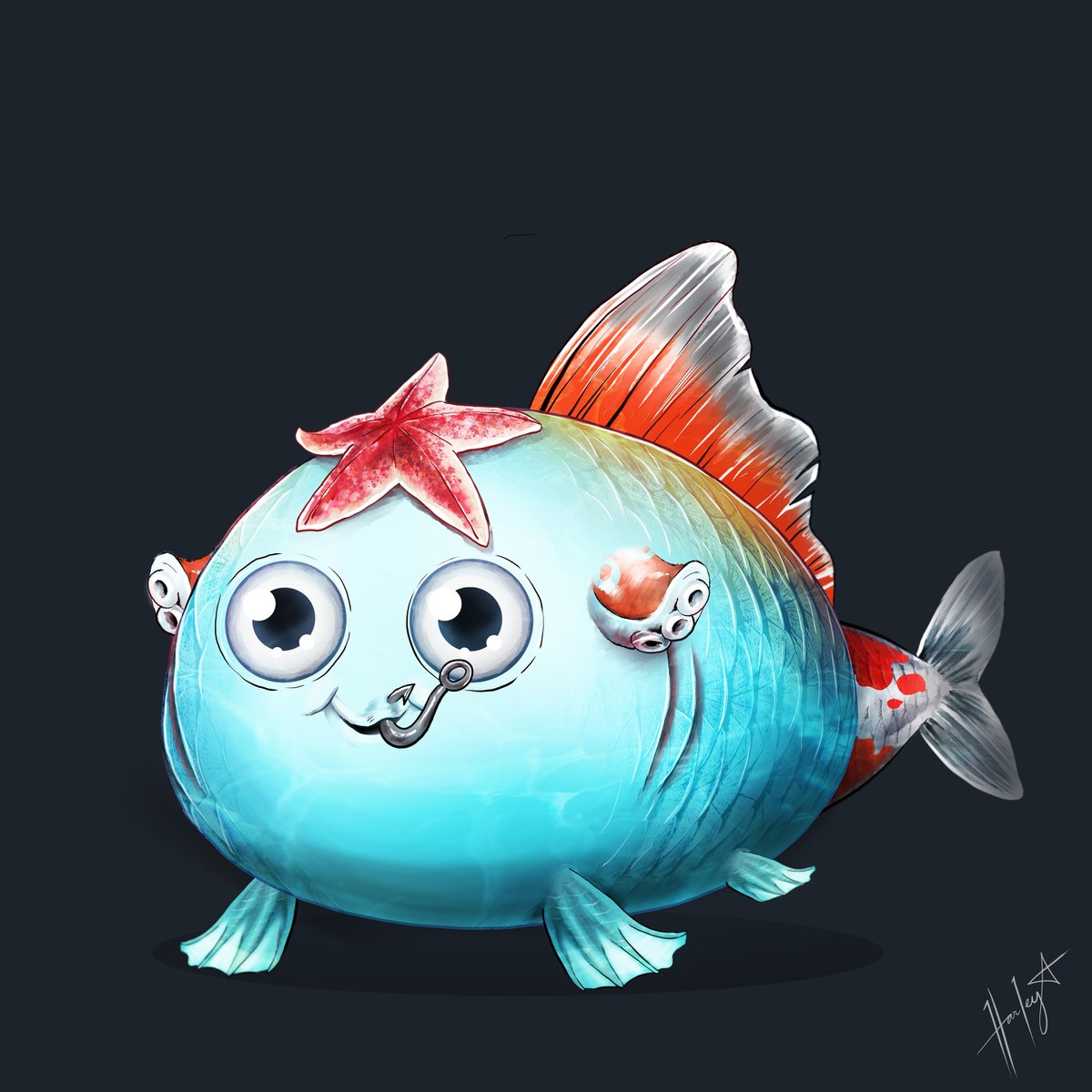 denzelberg28's tweet photo. who has aqua axie look like this one?
@AxieInfinity 
#axiefanart https://t.co/FUiMRW9c5g