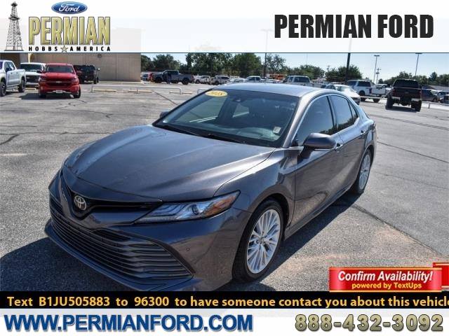 Permian_Ford's tweet photo. This pre-owned 2018 #Toyota #Camry offers sleek styling🤩and improved fuel economy⛽️and handling💪🏼! With only 27,524 miles🚨this amazing vehicle won't last long✨! 
Visit us today➡️: https://t.co/WGdalDlDr3
#permian #ford https://t.co/sdSVm87zZp