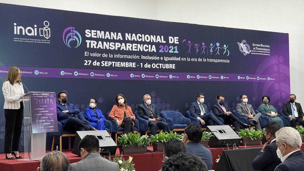 📍Hoy asistí al cierre dela Semana Nacional de Transparencia 2021, en donde #Tlaxcala fue sede en su décimo séptima edición. 
Agradezco al <a href="/INAImexico/">INAI</a> y al <a href="/IAIPTlax/">IAIP Tlaxcala</a> la invitación a participar en este importante foro nacional.
#SNT2021