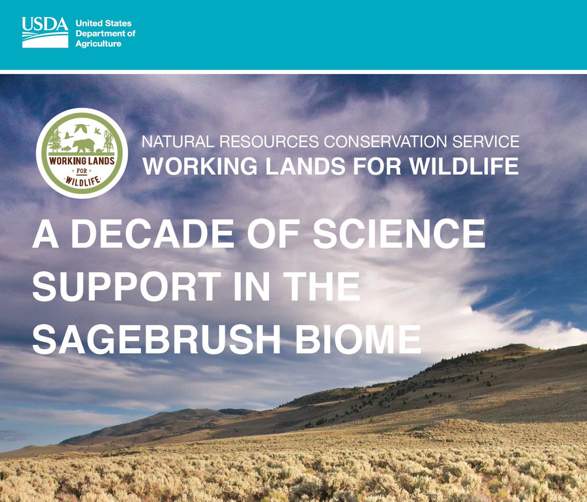 As we expand and scale up our work across the Great Plains, the co-production of science will become even more important. Learn about the decade of science support WLFW has produced for the sagebrush biome: buff.ly/2Y7bae2