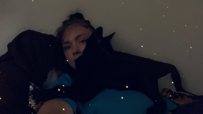 My cat doesn&rsquo;t like me having the phone in my hand. Thought my baby girl was the one always wanting attention<a href="/tag/newprofilepic"class="tags"><span>#newprofilepic</span></a>